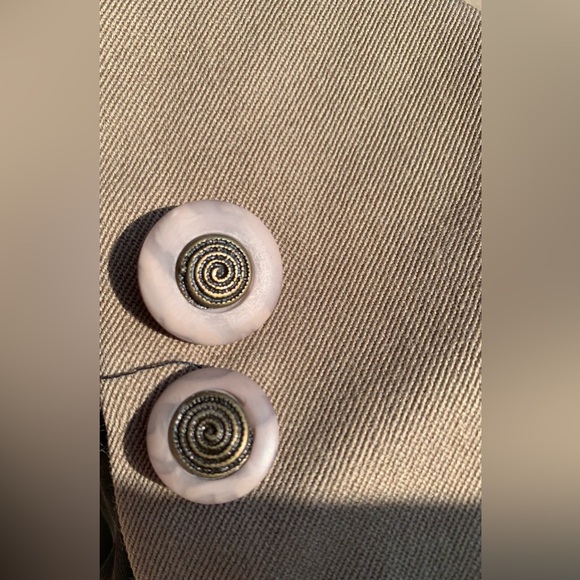 NWT vintage wool gabardine trench coat - Picture 11 of 16